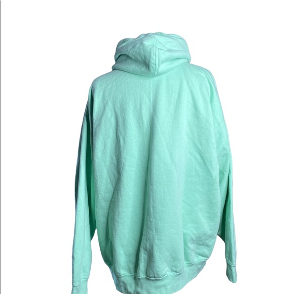 Siesta Key Florida light green hoodie front pocket & full zip closure XL - Picture 3 of 5
